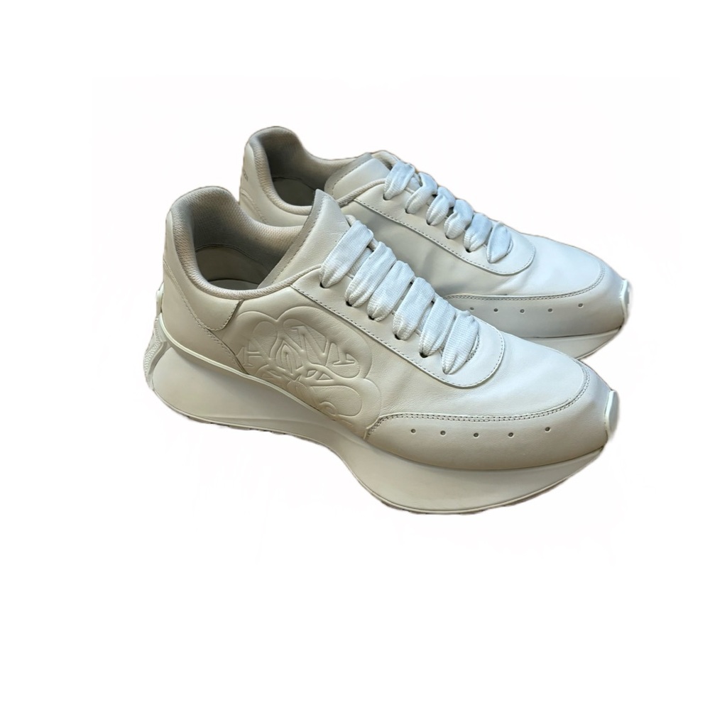 Alexander McQueen Runner Shoes - White Size 40